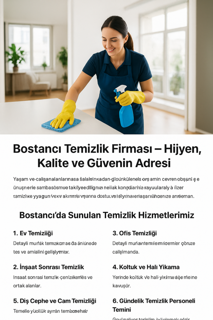 Bostancı Temizlik Firması